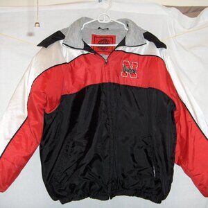 Nebraska Cornhuskers Jacket, Measures 50" Chest, Tag size L